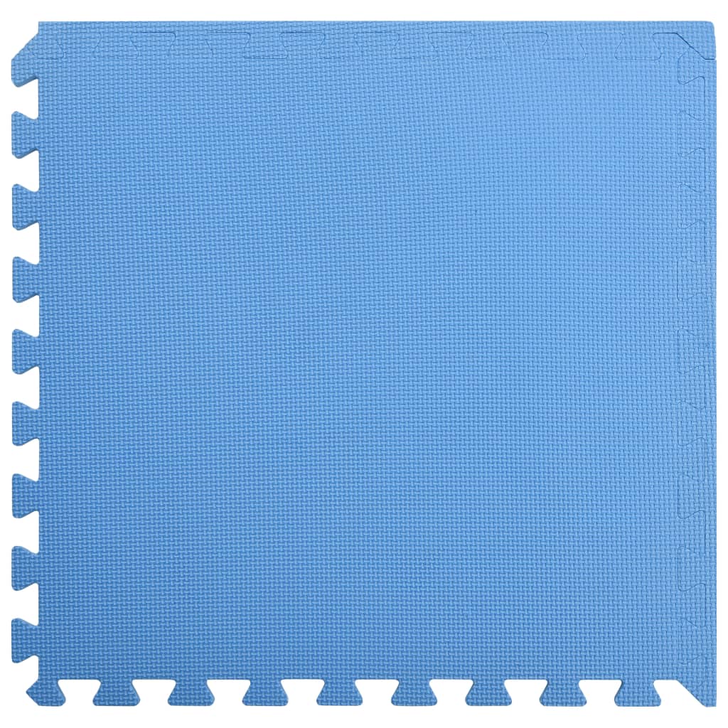 Tappetino a Incastro 6 pz 2,16 m² in Schiuma EVA Blu