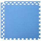 Tappetino a Incastro 6 pz 2,16 m² in Schiuma EVA Blu
