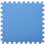 Tappetino a Incastro 6 pz 2,16 m² in Schiuma EVA Blu