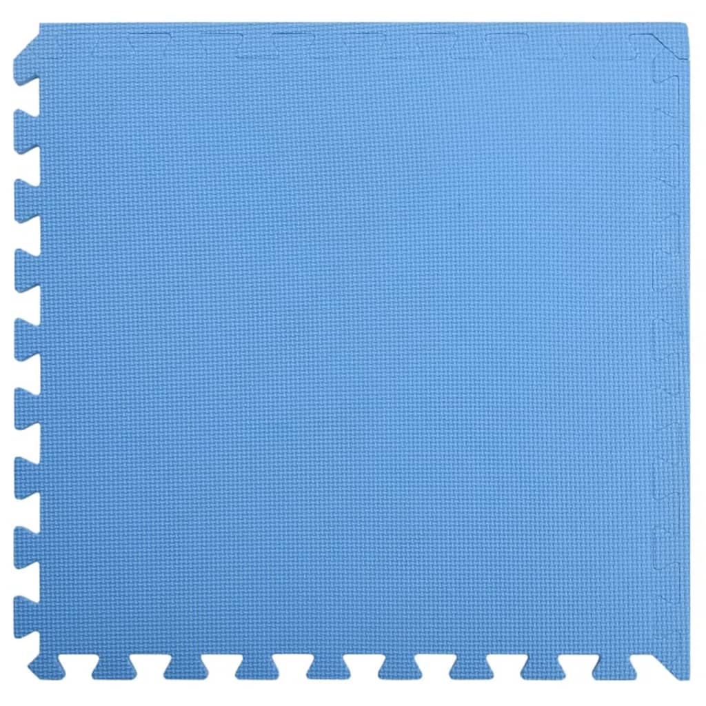 Tappetino a Incastro 12 pz 4,32 m² in Schiuma EVA Blu