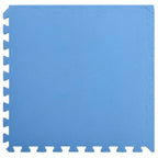 Tappetino a Incastro 12 pz 4,32 m² in Schiuma EVA Blu