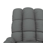 Poltrona Reclinabile in Tessuto Grigio Scuro