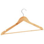 Set Appendiabiti 100 pz Antiscivolo in Legno Massello