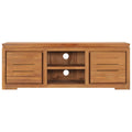 Mobile Porta TV 110x30x40 cm in Legno Massello di Teak