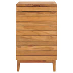 Cesto Portabiancheria 40x40x70 cm in Massello di Teak