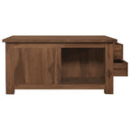Tavolino da Salotto 68x68x33 cm in Legno Massello di Teak