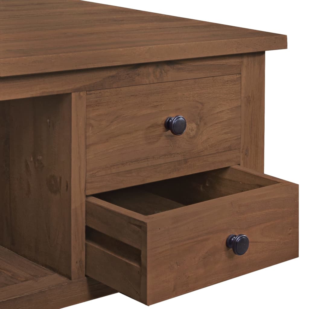 Tavolino da Salotto 68x68x33 cm in Legno Massello di Teak