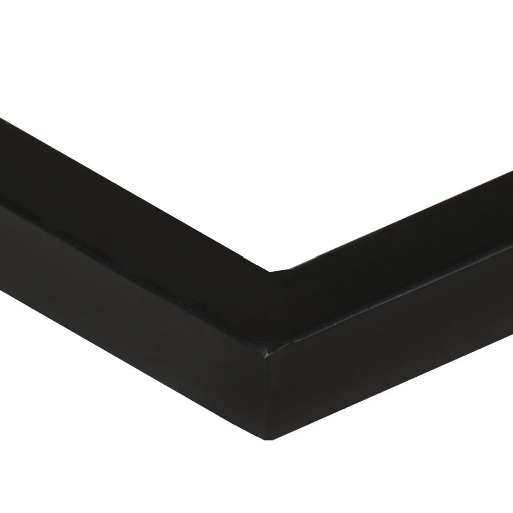 Tavolino Laterale a Forma di U 45x30x61 cm in Massello di Mango