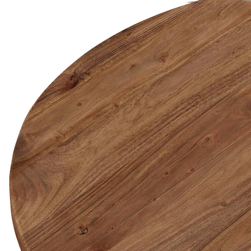 Tavolino da Salotto 65x65x32 cm in Legno Massello d'Acacia
