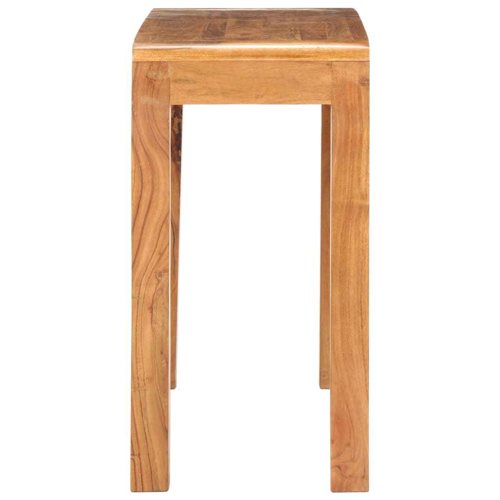 Tavolo Consolle 110x40x76 cm Massello Acacia Finitura Ambra