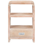 Comodino 40x30x60 cm in Legno Massello di Acacia