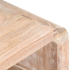 Comodino 40x30x60 cm in Legno Massello di Acacia