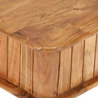 Tavolino da Salotto 100x50x40 cm in Legno Massello di Acacia