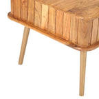 Tavolino da Salotto 100x50x40 cm in Legno Massello di Acacia