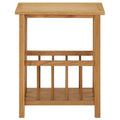 Tavolino con Portariviste 45x35x55 cm Massello di Rovere