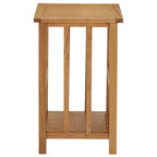 Tavolino con Portariviste 45x35x55 cm Massello di Rovere