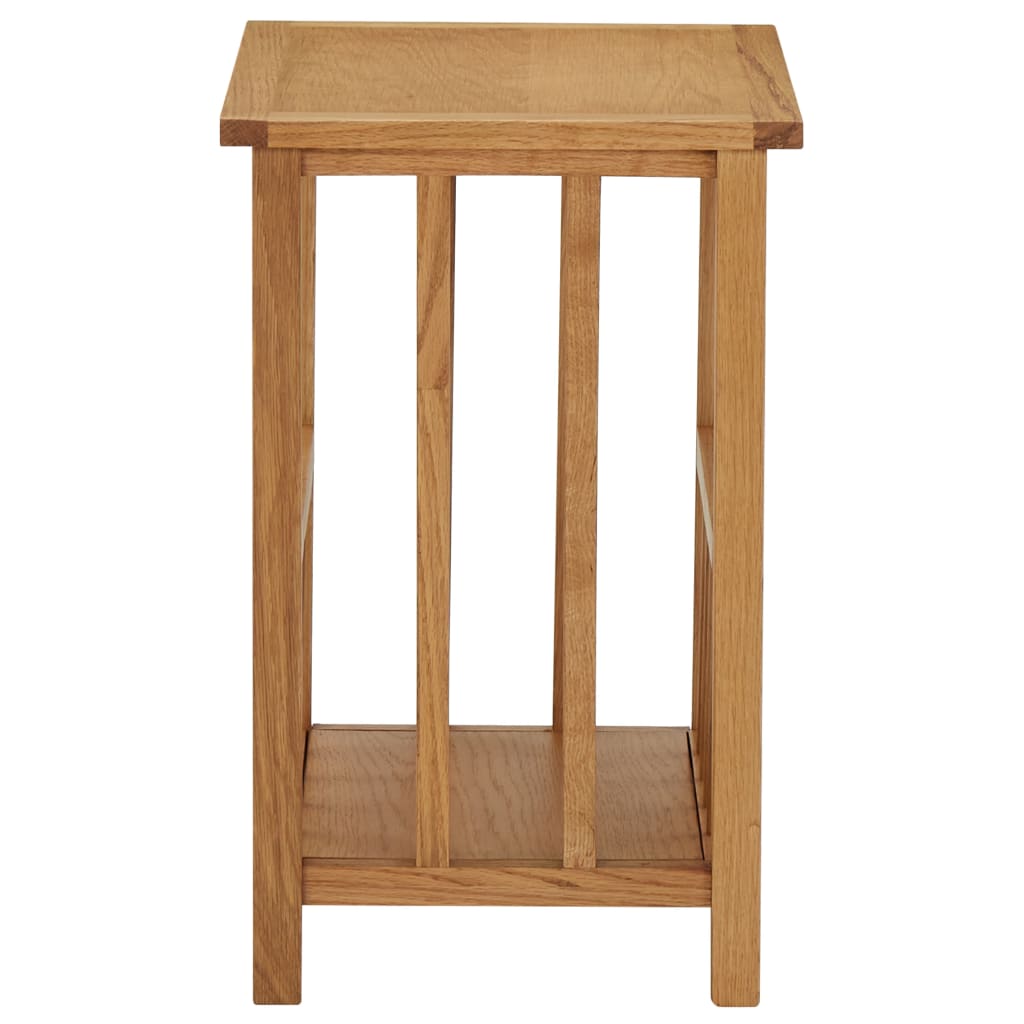 Tavolino con Portariviste 45x35x55 cm Massello di Rovere