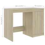 Scrivania Rovere Sonoma 140x50x76 cm in Truciolato