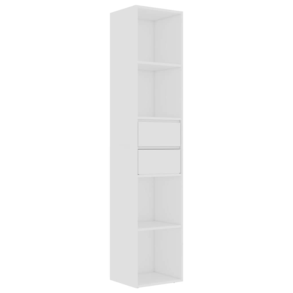 Libreria Bianca 36x30x171 cm in Legno Multistrato
