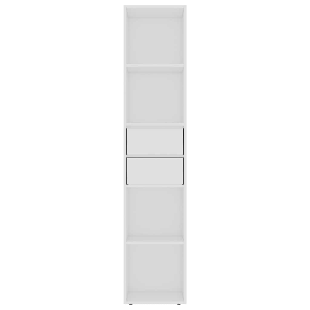 Libreria Bianca 36x30x171 cm in Legno Multistrato