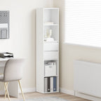 Libreria Bianca 36x30x171 cm in Legno Multistrato