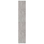 Libreria Grigio Cemento 36x30x171 cm in Legno Multistrato