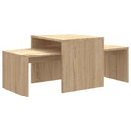 Set Tavolini Salotto Rovere Sonoma 100x48x40 cm Multistrato