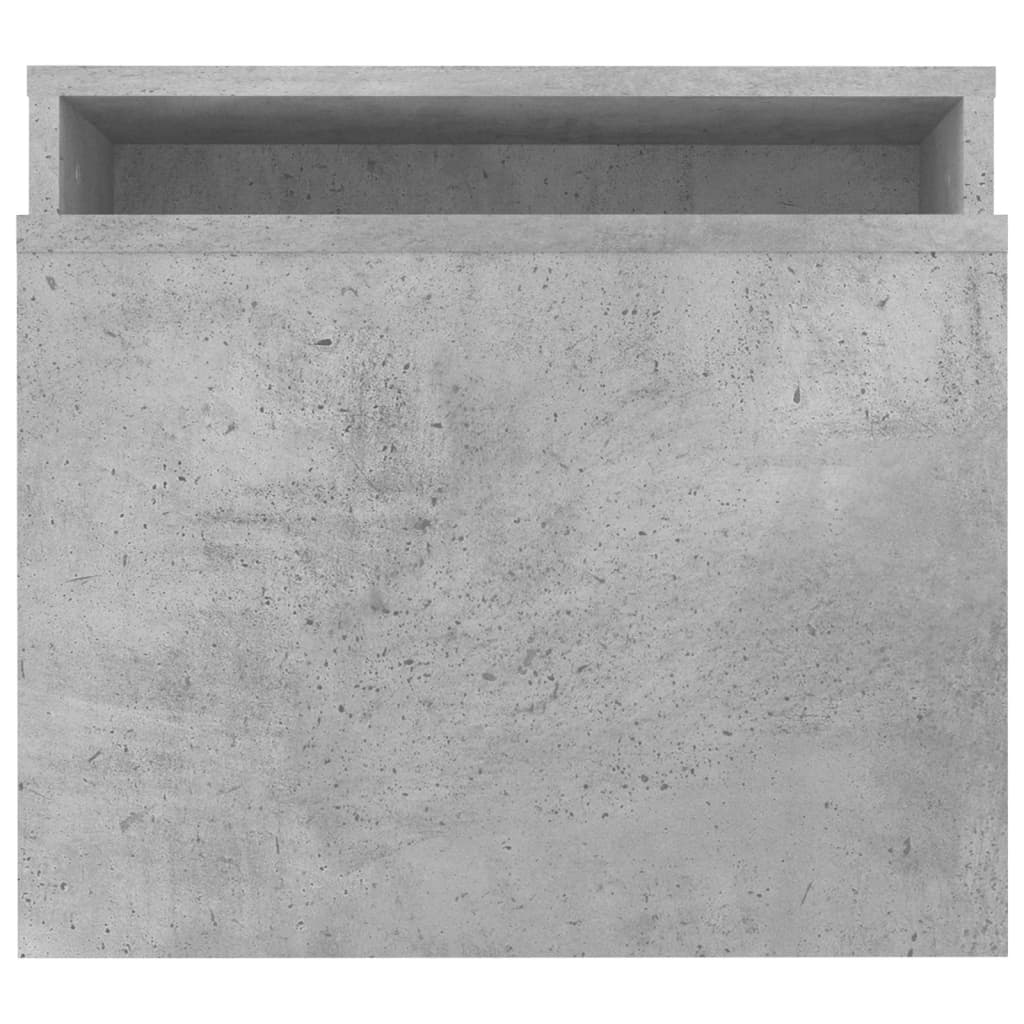 Set Tavolini da Salotto Grigio Cemento 100x48x40 cm Multistrato