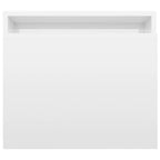 Set Tavolini da Salotto Bianco Lucido 100x48x40 cm Multistrato