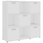 Libreria Bianca 90x30x90 cm in Legno Multistrato