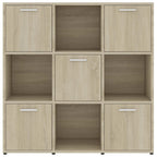 Libreria Rovere Sonoma 90x30x90 cm in Legno Multistrato
