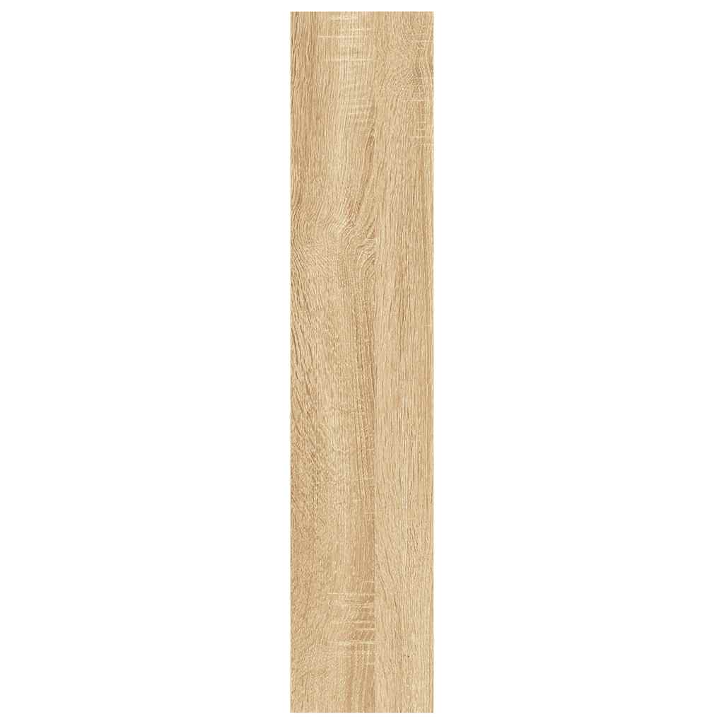 Scaffale a Parete Rovere Sonoma 90x16x78cm in Legno Multistrato