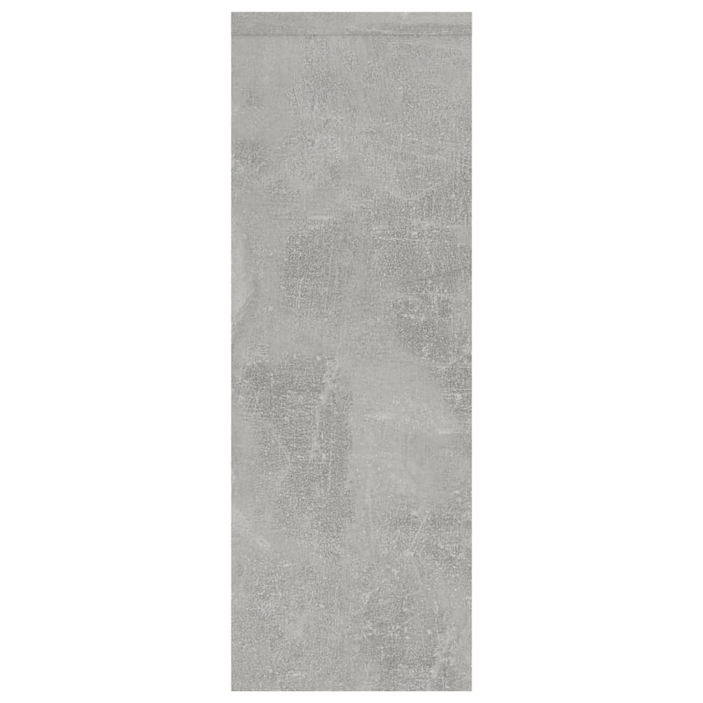 Scaffale a Parete Grigio Cemento 45,1x16x45,1 Legno Multistrato