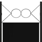 Paravento a 6 Pannelli Nero 240x180 cm