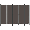 Paravento a 5 Pannelli Antracite 250x180 cm