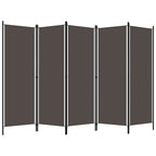 Paravento a 5 Pannelli Antracite 250x180 cm