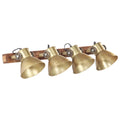 Lampada da Parete Stile Industriale Ottone 90x25 cm E27