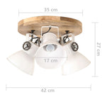 Lampada a Sospensione Industriale 25 W Bianca 42x27cm E27