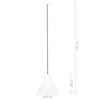 Lampada a Sospensione 25 W Bianca Rotonda 28,5 cm E27