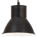 Lampada a Sospensione 25 W Nera Rotonda 17 cm E27