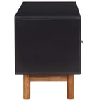 Mobile Porta TV 100x35x45 cm in Legno Massello di Acacia e MDF