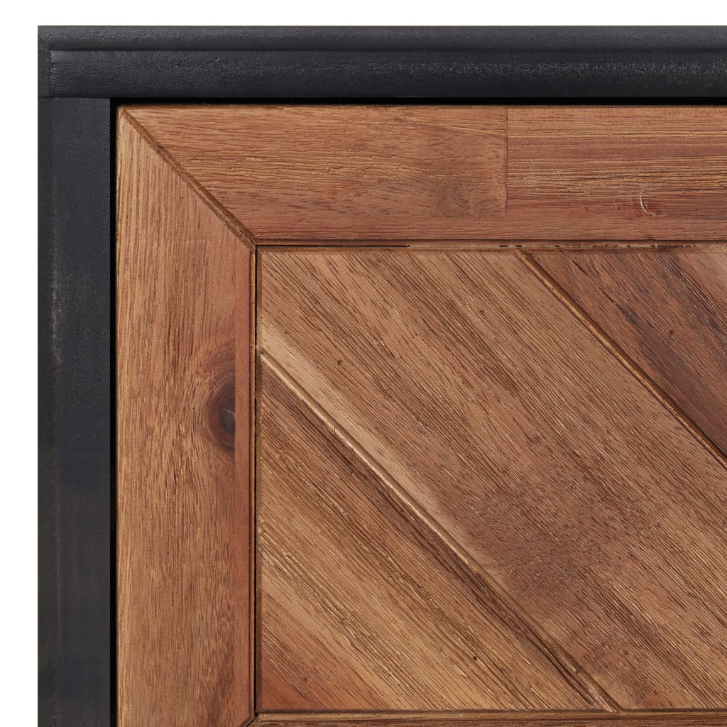 Tavolino da Salotto 90x50x40 cm Legno Massello di Acacia e MDF