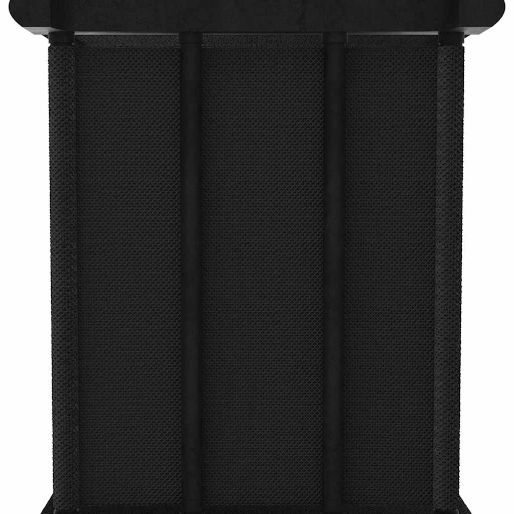 Mobile con 6 Scatole a Cubo Nero 103x30x72,5 cm in Tessuto
