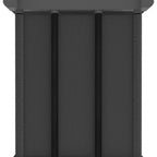 Mobile con 9 Scatole a Cubo Grigio 103x30x107,5 cm in Tessuto
