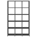 Mobile per 15 Scatole a Cubo Grigio 103x30x107,5 cm in Tessuto