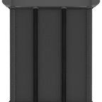 Mobile con 15 Scatole a Cubo Grigio 103x30x107,5 cm in Tessuto