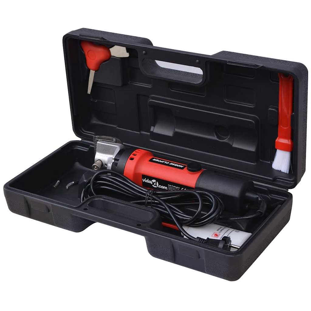 Set Tosatrice per Cavalli 550 W - 6 Pezzi con Valigetta
