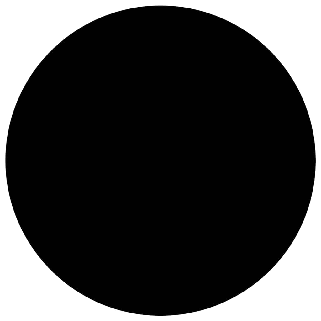 Tavolino da Salotto Nero 40 cm in Vetro Temperato