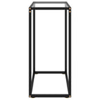 Tavolo Consolle Trasparente 60x35x75 cm in Vetro Temperato