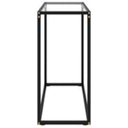 Tavolo Consolle Trasparente 80x35x75 cm in Vetro Temperato
